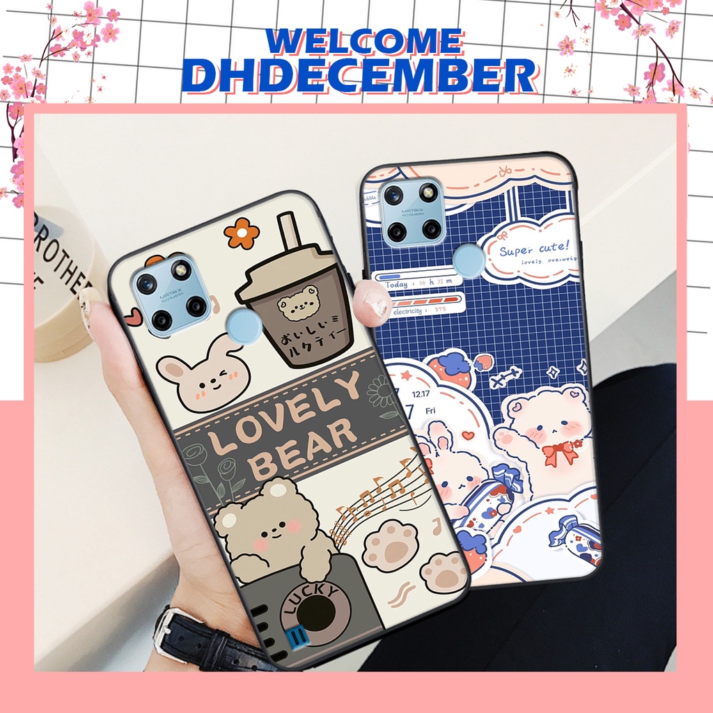 Ốp lưng Realme C25Y in hình nice ,good luck happy ốp xinh viền dẻo đẹp chất