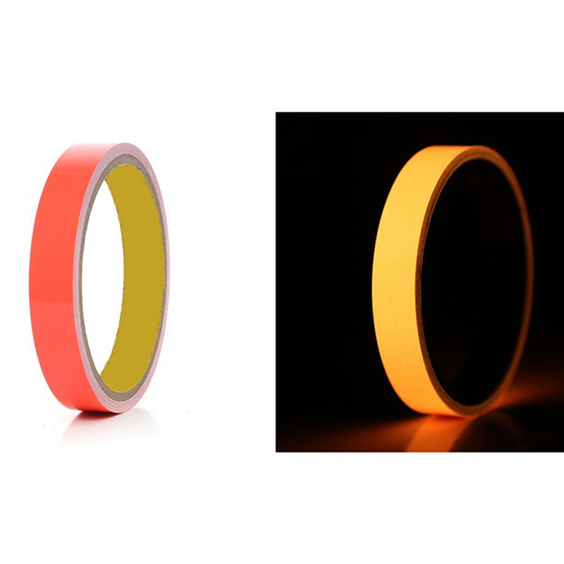 1 Cuộn Băng Dính Cảnh Báo Dạ Quang