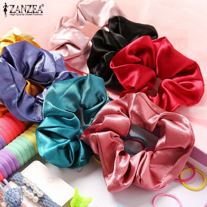 Dây buộc tóc ZANZEA màu trơn thời trang dành cho nữ