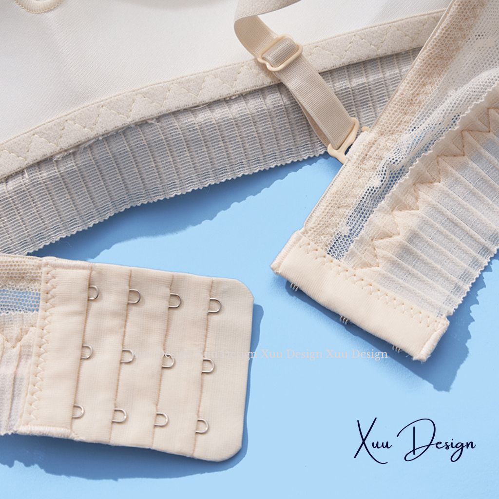 Áo lót nữ không gọng đệm mỏng XUU, vải ren hoa mềm mịn thoáng mát - AV43