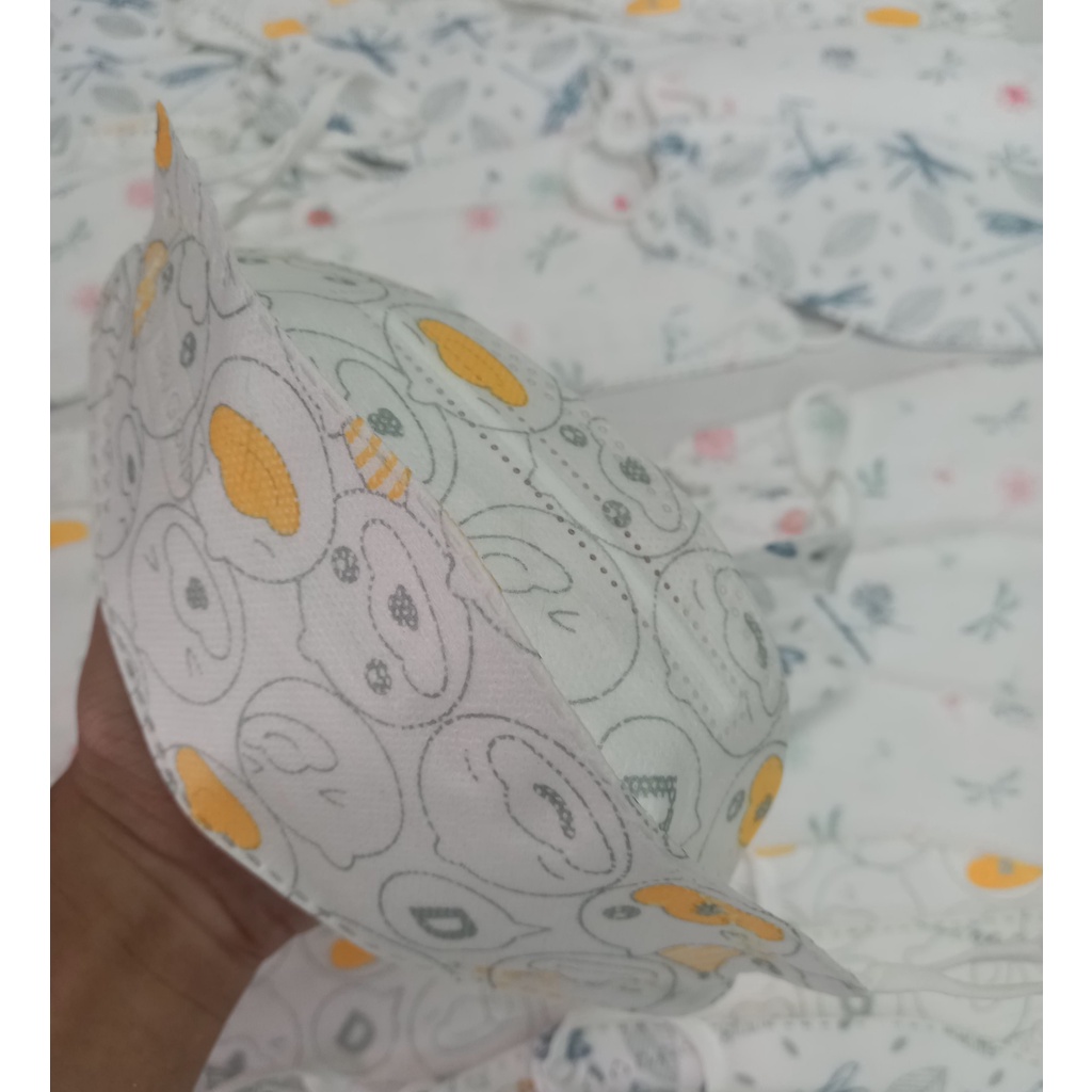 [10cái/túi] Khẩu Trang 4D Kháng Khuẩn KF94 Lâm Thịnh ngăn chặn khói bụi, chống vi khuẩn trong không khí