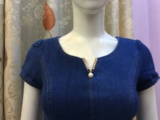 Đầm jean bò cao cấp V09