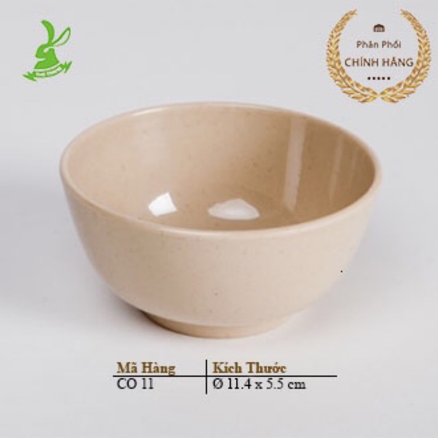 Bộ 10 chén (bát) cơm chất liệu nhựa phíp (melamine)