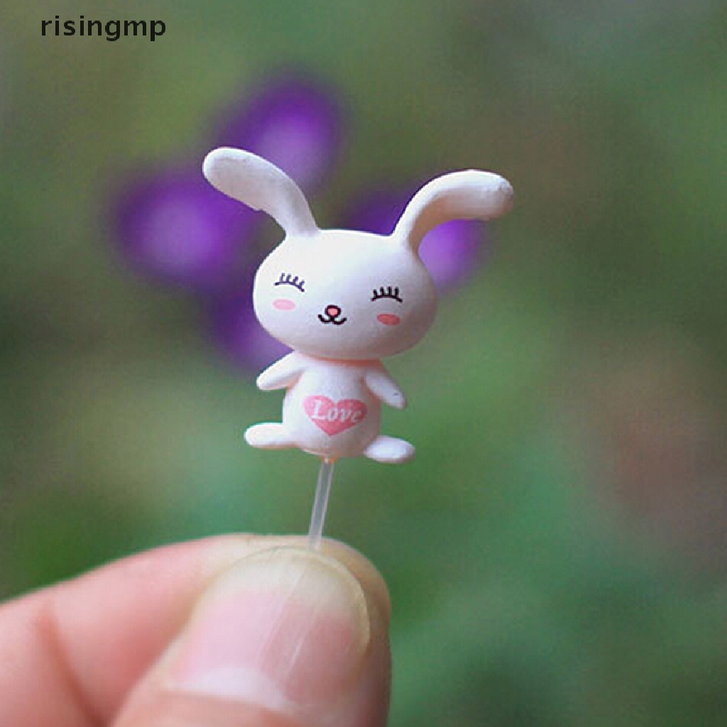 [risingmp] Ghim Cố Định Mini Bằng Nhựa Resin Thủ Công Trang Trí Tiểu Cảnh / Vườn Thần Tiên ♨Trên đó