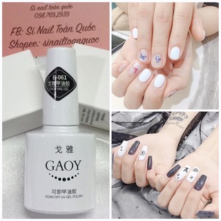 Sơn gel trắng , sơn trắng Gaoy