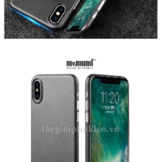 Ốp nhám lụa cho IPhone XS Max Chính hãng Memuni siêu mỏng 0.3mm