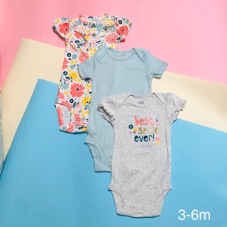 Combo 3 body chip carter’s cho bé từ 0-23m