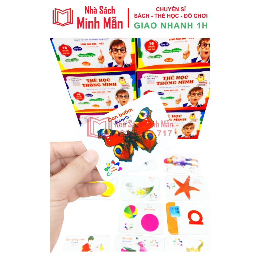 Sách - Bộ Thẻ Thông Minh Flashcard Việt Hà  - Phương Pháp Glenn Doman