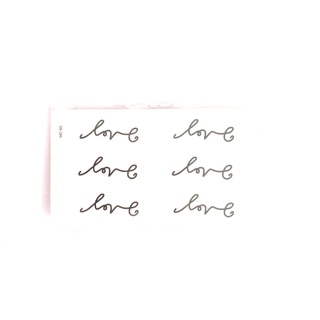 Hình xăm dán ngón tay love 10x6cm_ mua 5 tặng 1 mini tattoo