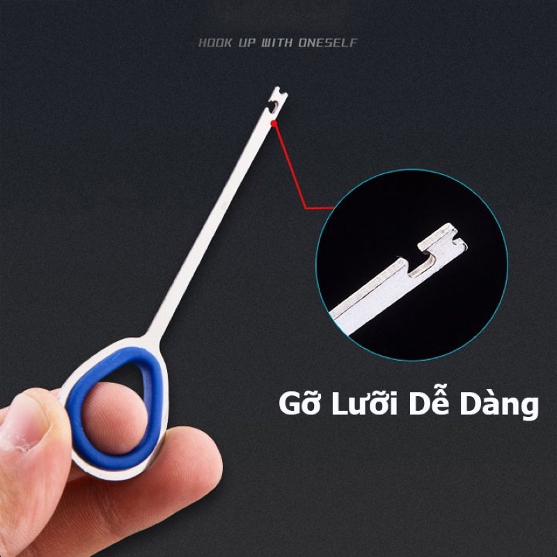 Kéo Cắt Thẻo + Gỡ lưỡi câu cá có thể Gắn Thùng Câu Đài vô cùng tiện lợi