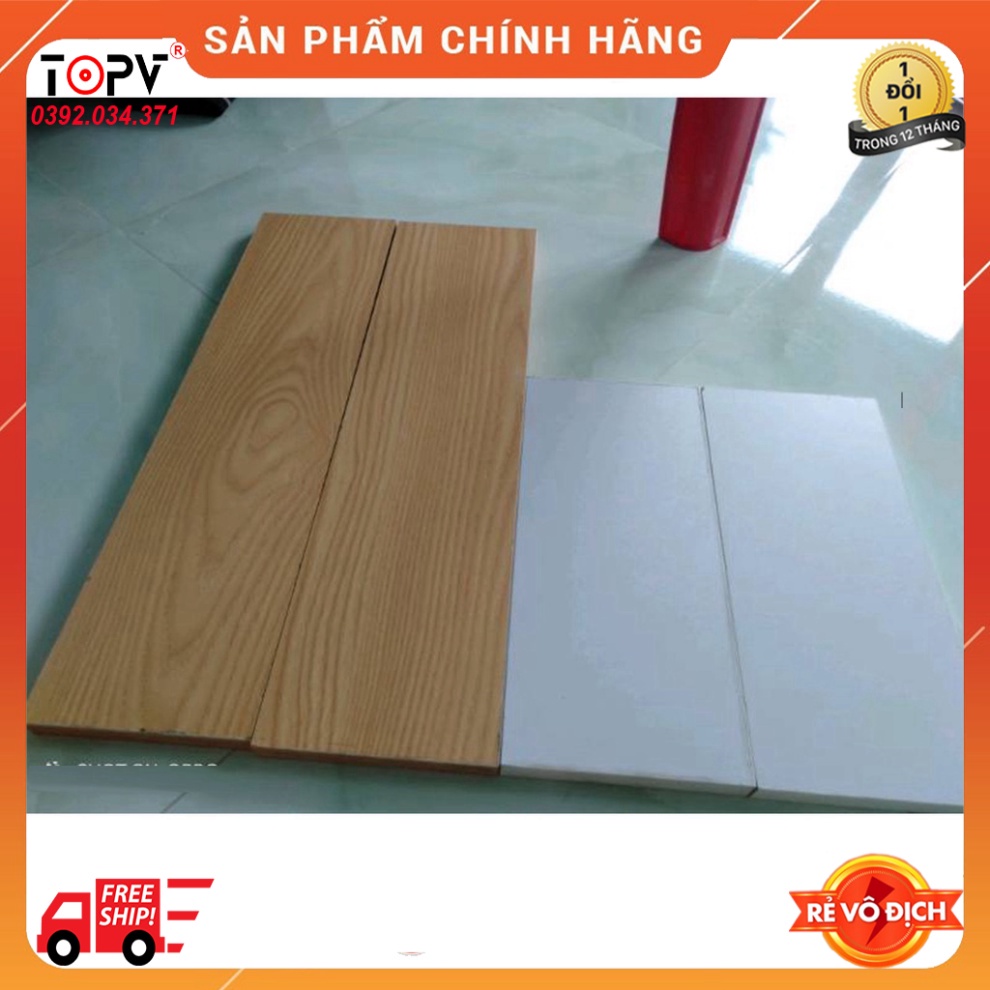 Kệ gỗ treo tường decor TopV giá trang trí bằng thanh gỗ ngang gắn tường mini phòng khách phòng ngủ TopVHCM