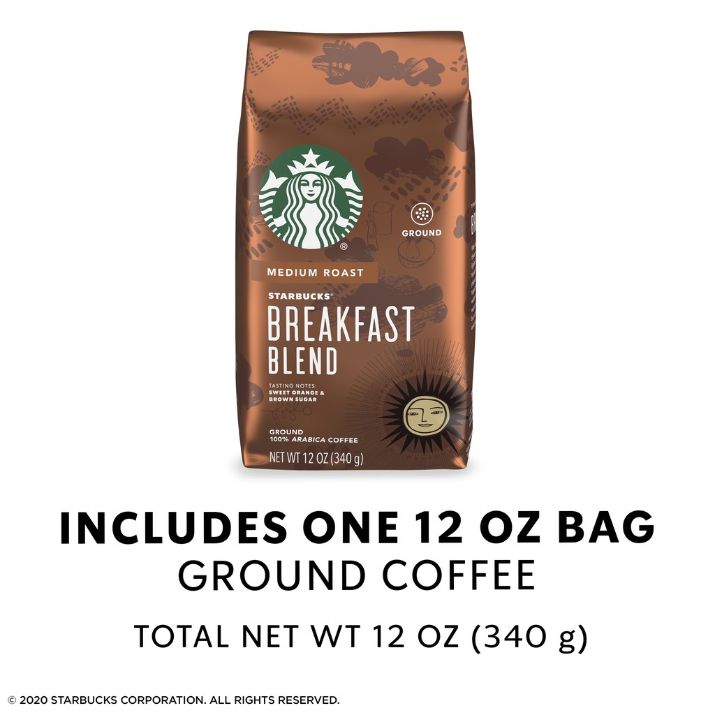 Cà phê Starbucks rang xay sẵn 100% Arabica Coffee gói 340g [Hàng Mỹ]