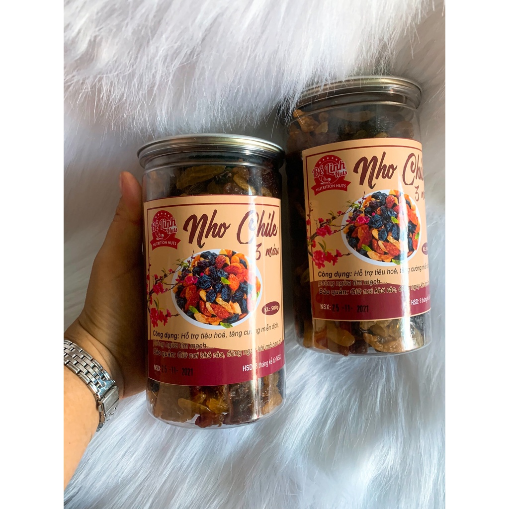 NHO KHÔ 3 VỊ 500G  SIÊU NGON