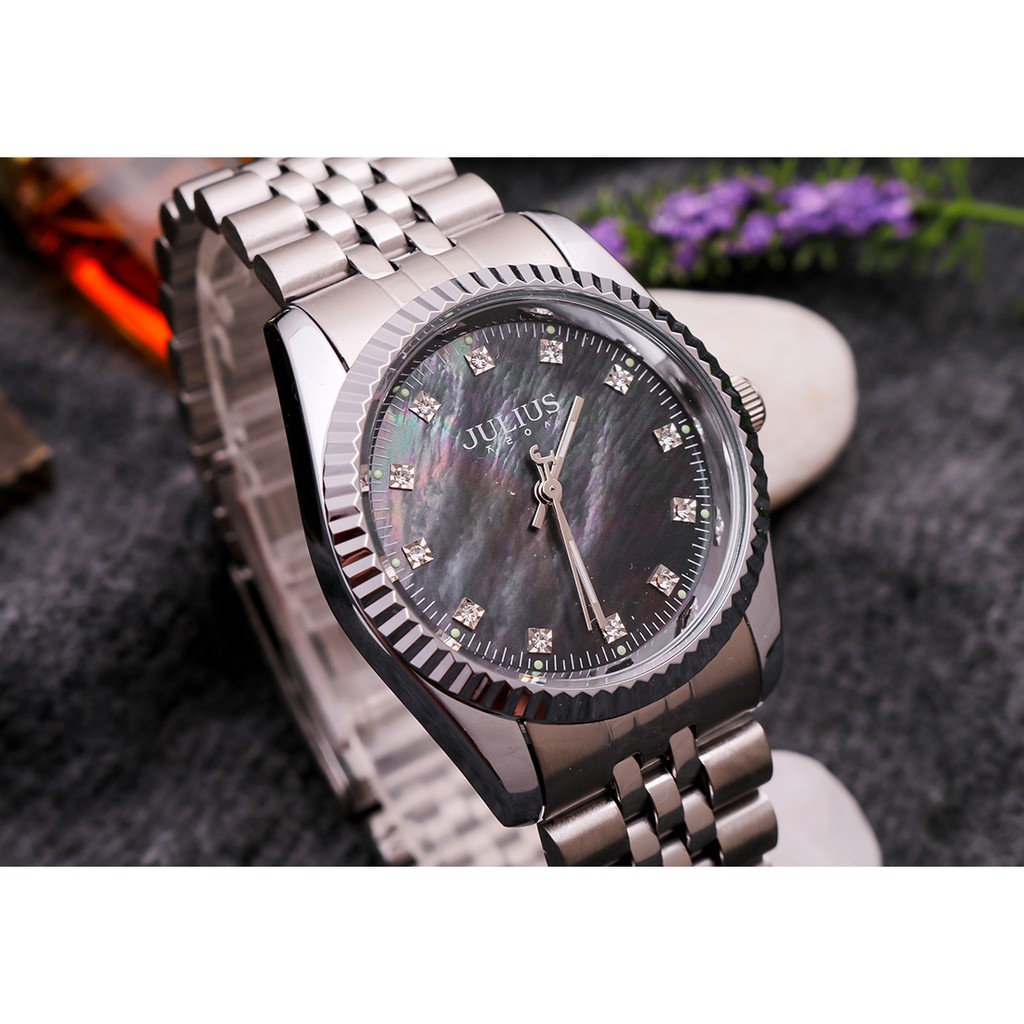 Đồng hồ nam Julius Hàn Quốc JA-1069MB dây thép (Màu bạc) | BigBuy360 - bigbuy360.vn