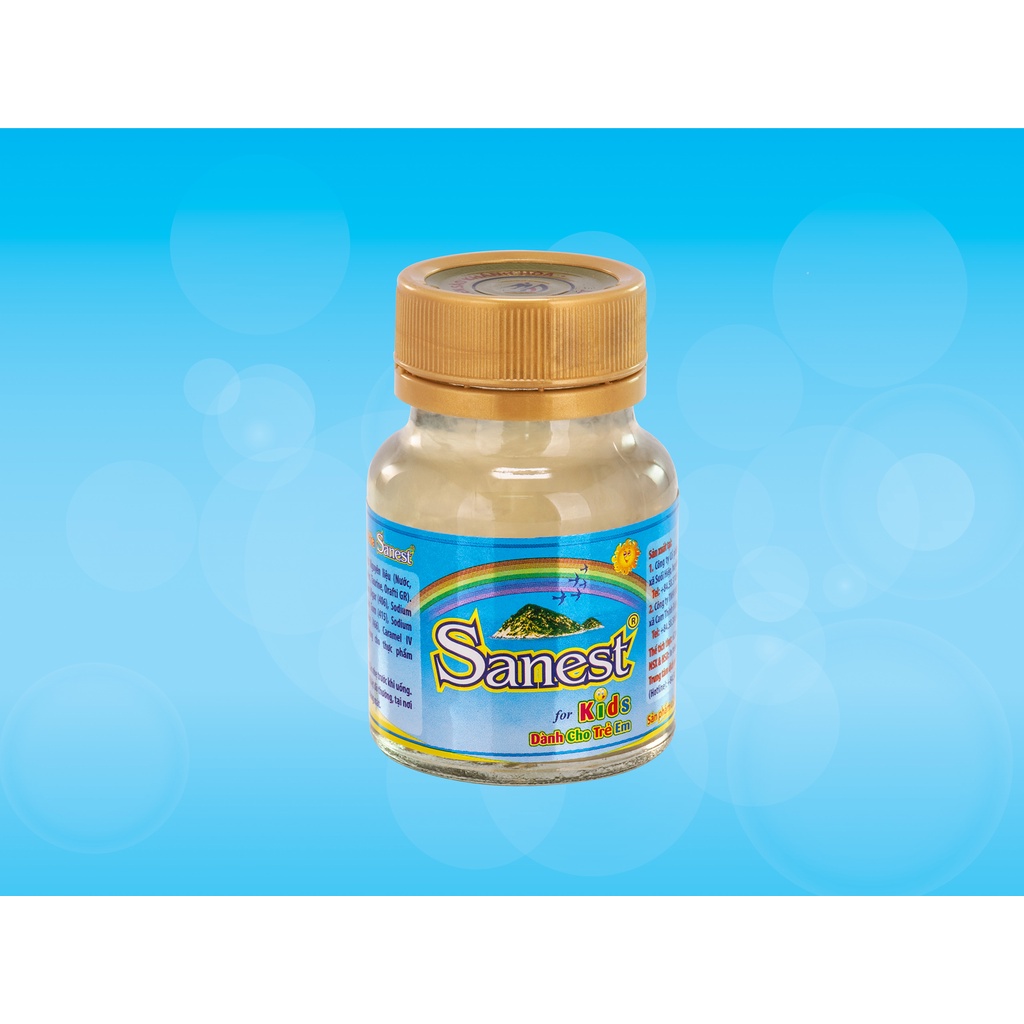 Nước Yến sào Khánh Hòa Sanest trẻ em đóng lọ 62ml - 0161H6