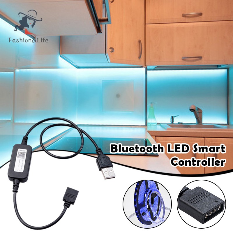 DC Bộ Điều Khiển Đèn Led Kết Nối Bluetooth Usb 5v Rgb