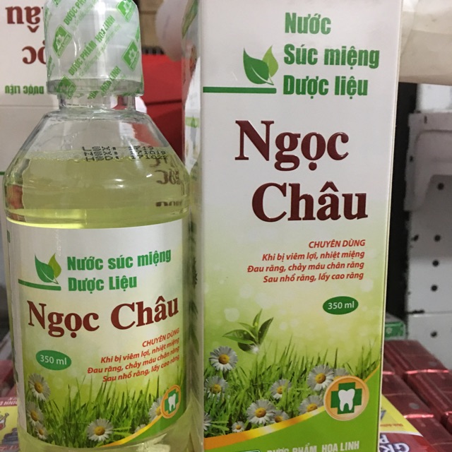 NƯỚC XÚC MIỆNG DƯỢC LIỆU NGỌC CHÂU HOA LINH 350ml