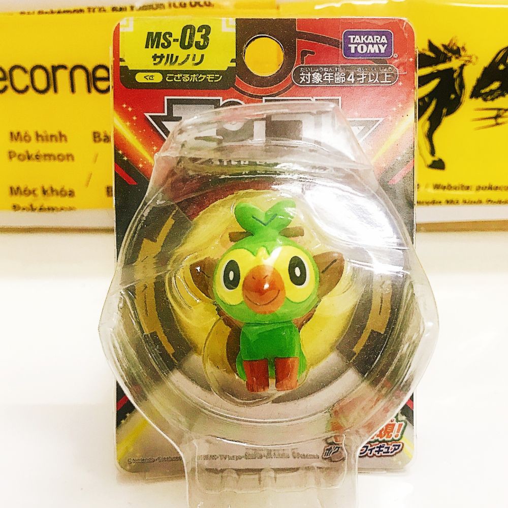 Mô Hình Pokemon Grookey của Takara TOMY Nhật Bản Standard Size - Pokemon Figure Moncolle