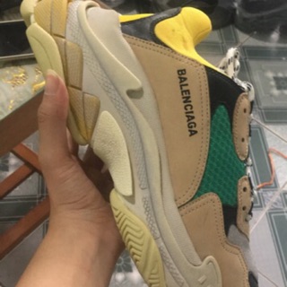Balenciaga triple S xanh vàng siêu cấp
