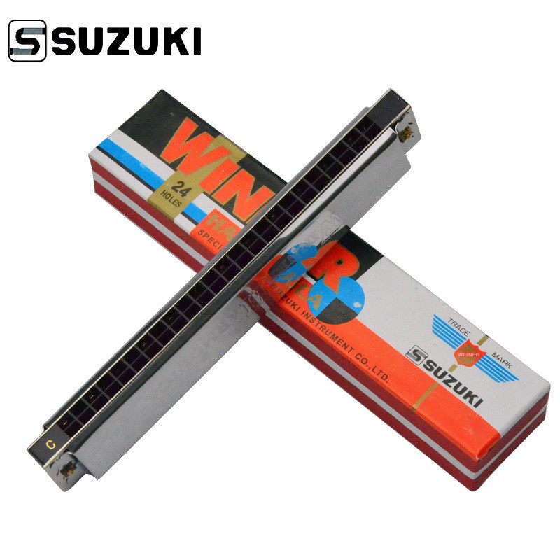 "Lô hàng nhanh" Kèn Harmonica Suzuki Winner W-24 và Winner W-16 Hamonica Tremolo