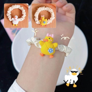 🌈Dây Cột Tóc Bb Hình Chú Vịt Vàng Dễ Thương Xinh Xắn Cho Bé Gái