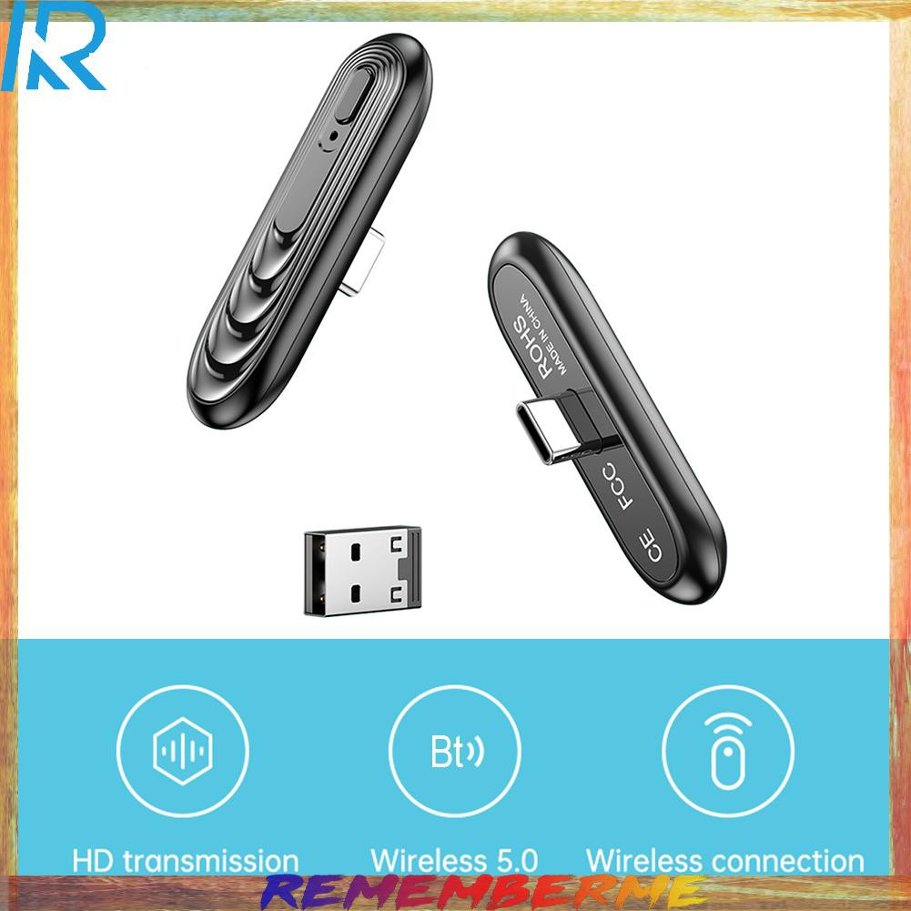 T71 Wireless Transmitter Receiver Type-C Bluetooth Adapter for PC TV PS4