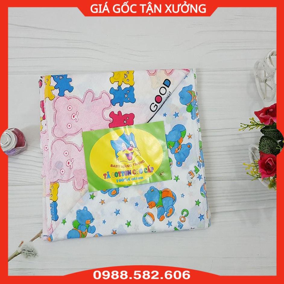 Set 10 Chiếc Tã Chéo Cotton Cao Cấp - Nhiều Họa Tiết