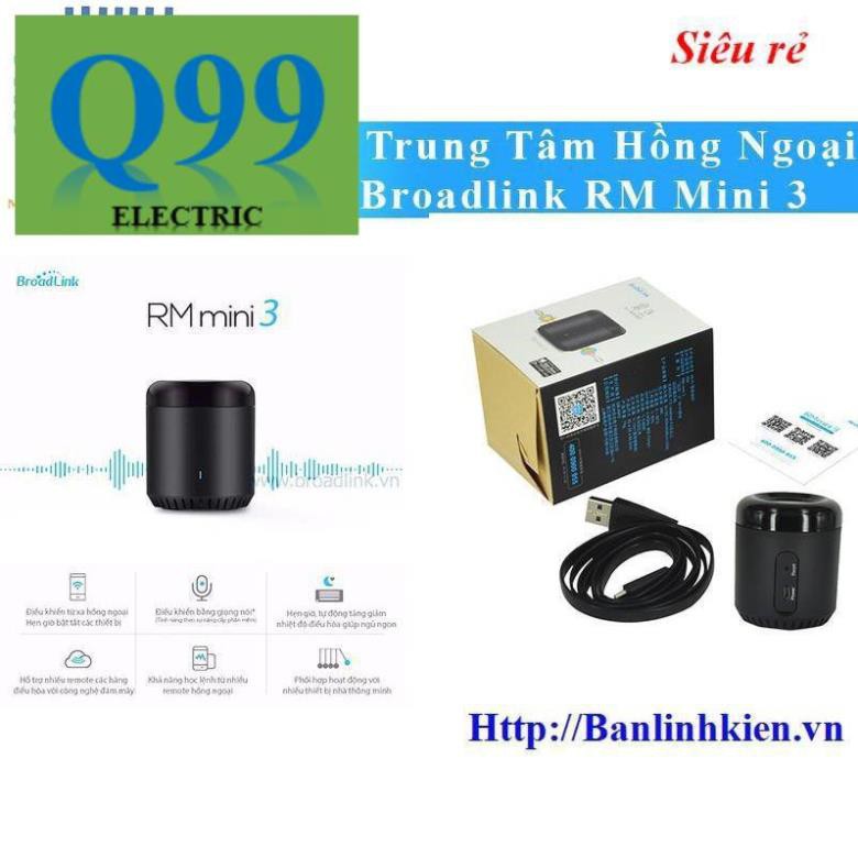 [Giá rẻ] [Q99] Bộ Trung Tâm Hồng Ngoại Broadlink RM Mini 3 HD HD1