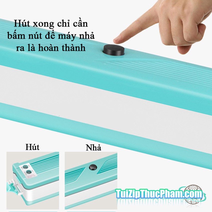 Máy hút chân không mini cầm tay MIS DZ280 (Vacuum Sealer) dùng cho gia đình, tự động, tiện dụng TB101