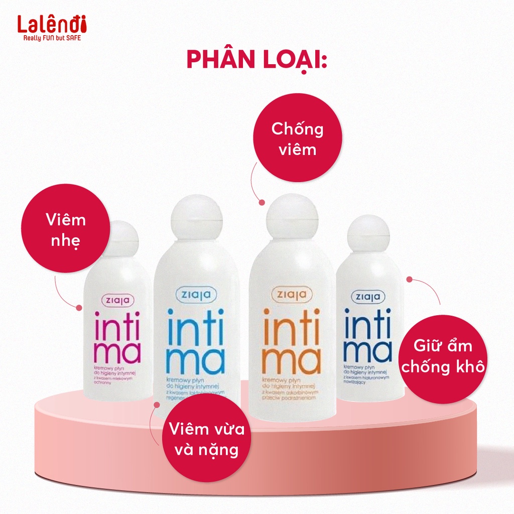 Dung Dịch Vệ Sinh Phụ Nữ Intima Ziaja 200ml Chính Hãng - DDVS Intima Chăm Sóc Bảo Vệ Cô Bé | Lalendi Store