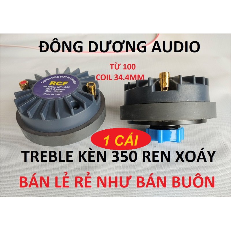 BÁN LẺ NHƯ BÁN BUÔN LẤY TƯƠNG TÁC - 1 CỦ TREBLE SÂN KHẤU 350 RCF NẮP NHỰA