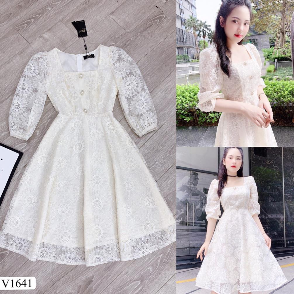 váy V1641 ĐẸP HP DVC ( Ảnh mẫu và ảnh trải sàn do shop tự chụp ) 👗 * ྇ ྇