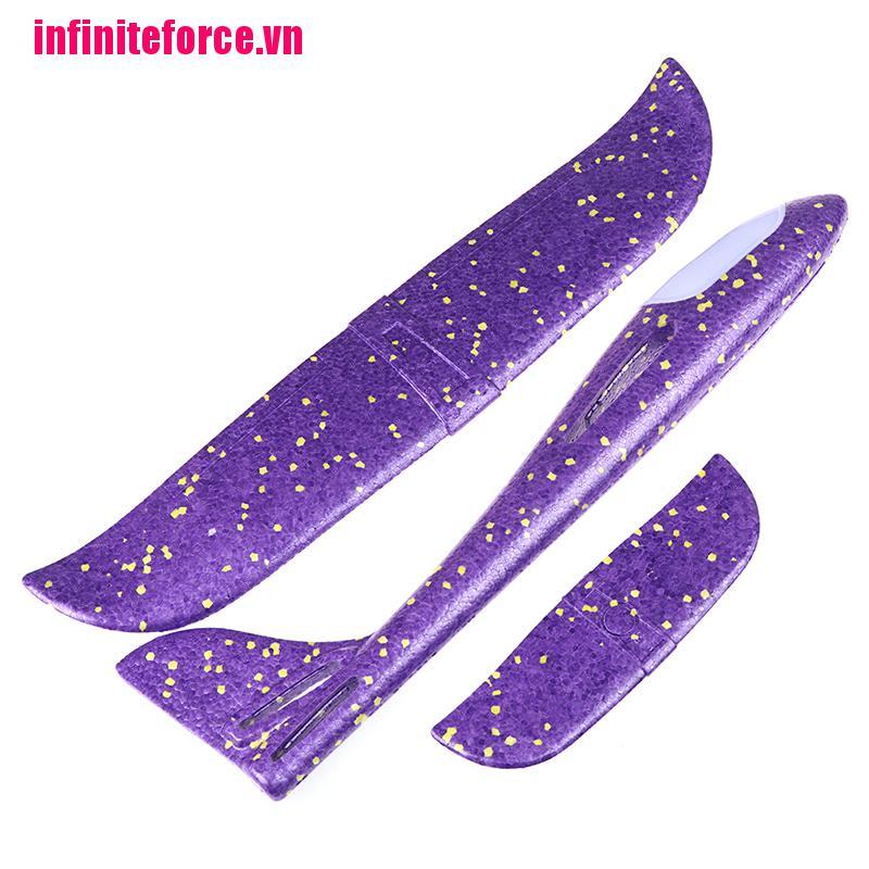 Máy Bay Xốp Ném Tay Có Đèn Led 48cm