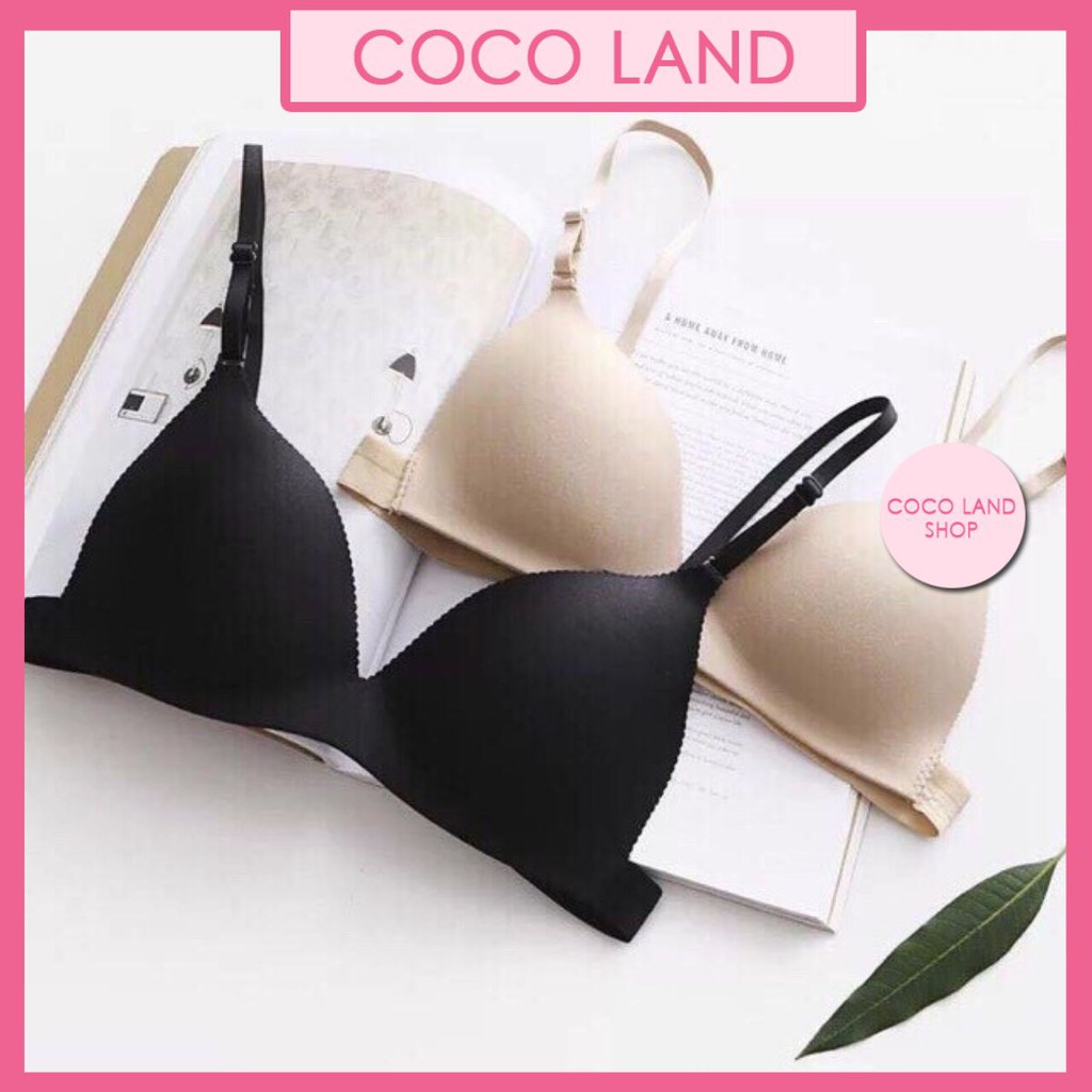 Áo ngực không đường may có nút cài phía sau và đệm nâng ngực quyến rũ cho nữ - Bra Đúc Su 601 Đệm Đẩy Ngực BR05