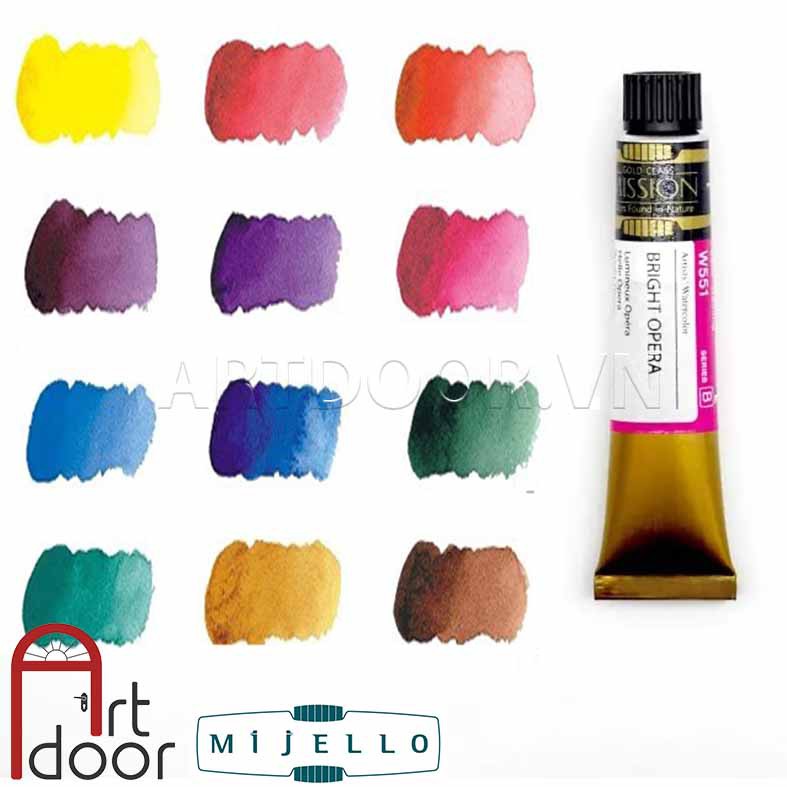 [ARTDOOR] Màu nước MIJELLO Mission Gold dạng Tuýp (7ml) nhóm 1