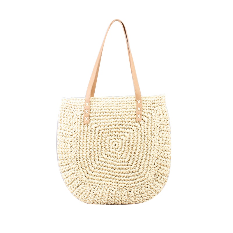 Túi Xách Tote Đan Rơm Thủ Công Cỡ Lớn Thời Trang Mùa Hè Cho Nữ