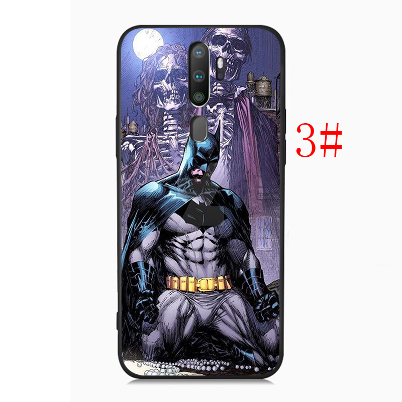 Ốp Lưng Silicone In Hình Biểu Tượng Siêu Anh Hùng Batman Cho Realme 2 3 Pro A5 Q X Lite Xt X2 X3 X50