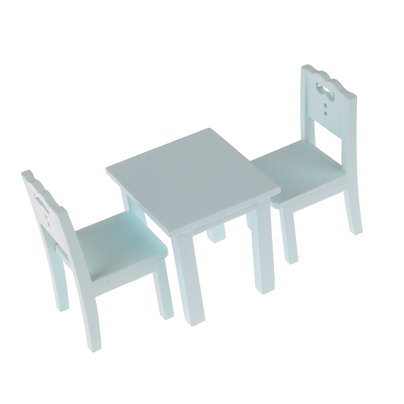 Bộ Ghế Gỗ Tỉ Lệ 1: 12 Trang Trí Nhà Búp Bê