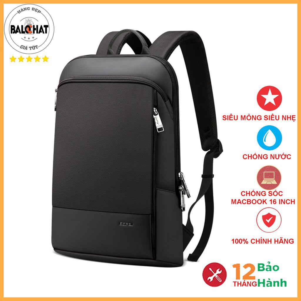 I RDJ Balo laptop BOPAI siêu mỏng, siêu nhẹ kiểu dáng Ultra Slim, đựng vừa macbook pro 16 inch, tiện dụng nhỏ gọn 70 95