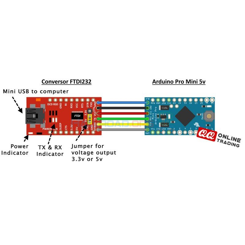 Mạch Chuyển USB UART TTL FT232 | FT232RL