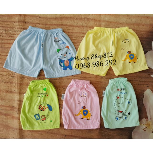 Quần cộc 100% cotton mềm mịn cho bé/nhiều màu