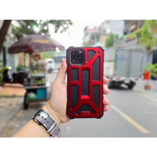 Ốp lưng uag monarch crimson cho 11 pro/ 11 pro max - hàng chính hãng