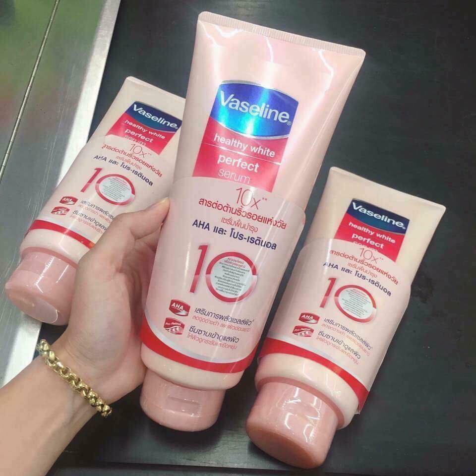 [10X] Dưỡng Thể Trắng Da Vaseline Healthy White Perfect Serum 10X Hàng Thái Lan | BigBuy360 - bigbuy360.vn