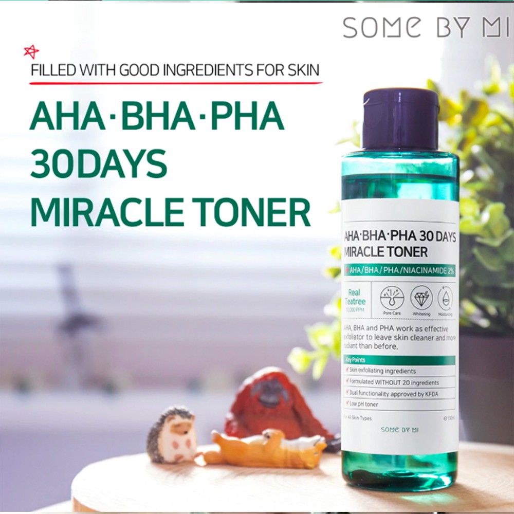 Nước Hoa Hồng Some By Mi AHA-BHA-PHA 30 Days Miracle Toner 150ml
