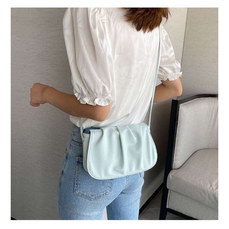 Túi xách nữ, túi đeo chéo da gấp phong cách hàn quốc Little_Lisa_Store 031