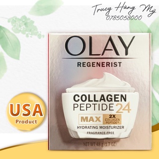 Kem Olay My Colagen Peptide 2x Max Dưỡng Ẩm Chống Lão Hoá Tái Tạo Da-Kem Olay Regenerist Peptide Max-Kem Olay My Colagen