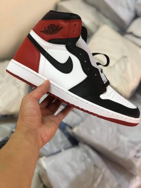 Giày JD 1 black toe chuẩn 1:1 (36-46) ảnh tự chụp | BigBuy360 - bigbuy360.vn
