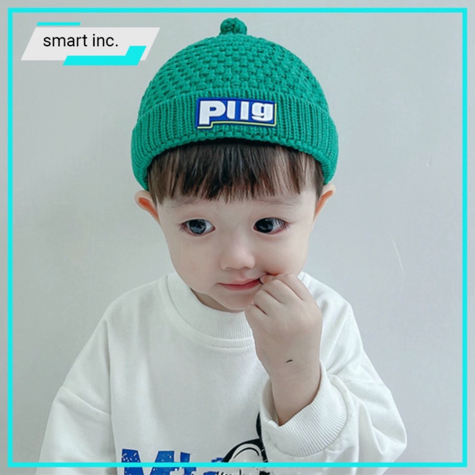 Mũ Len Giữ Ấm Cho Bé Nón Len Bé Trai Bé Gái Giữ Ấm Mùa Đông Pug