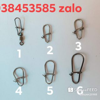 Khóa lure / snap lure ( bịch 20 cái ) { phụ kiện câu cá }
