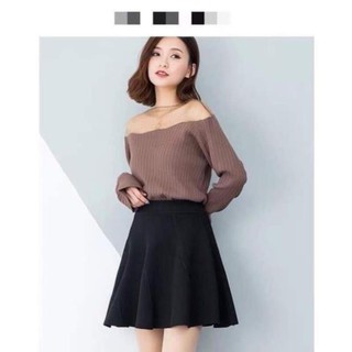 Combo 2000k Chân váy len xoè ngắn 2 màu QC